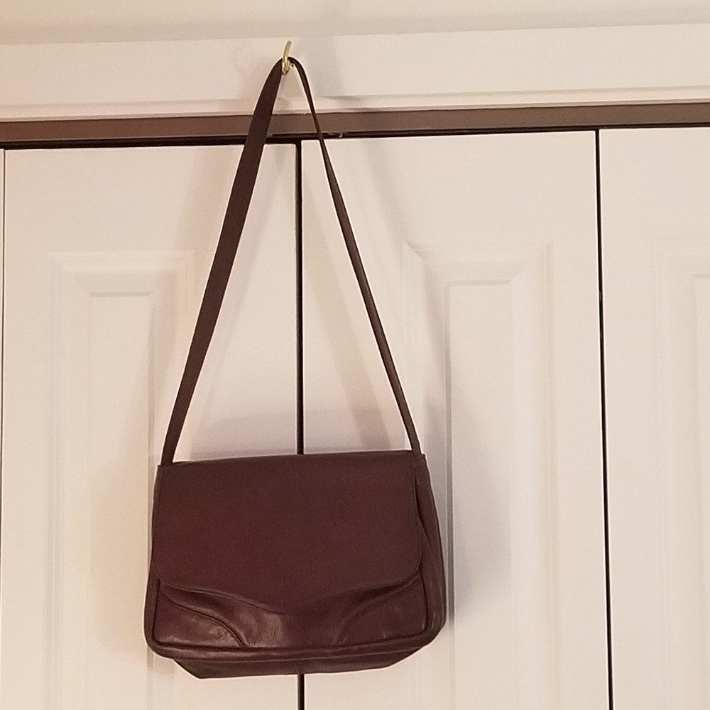 F.clegg,Handcrafted Vintage Leather Shoulder Bag,